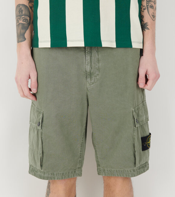 Stone Island - Cargo Patch Shorts Dusty Green