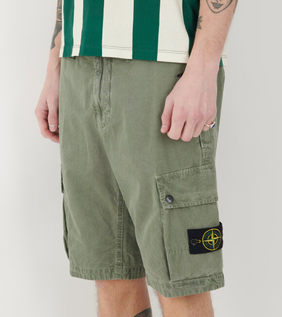 Stone Island - Cargo Patch Shorts Dusty Green