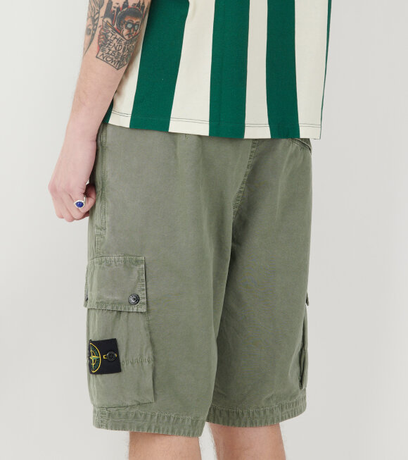 Stone Island - Cargo Patch Shorts Dusty Green