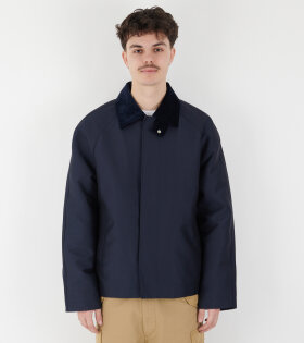 Short Raglan Coat Navy