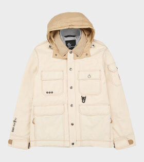 Kelpius Cotton Down Field Jacket Light Beige