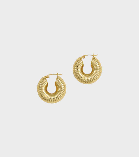 Anni Lu - Ripple Hoops Gold