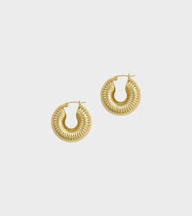 Ripple Hoops Gold