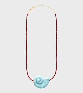 Nautilus Necklace Seafoam Berry