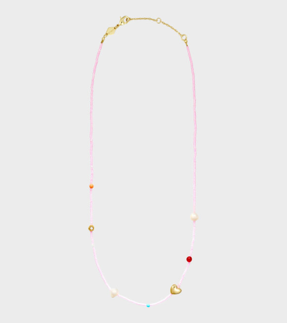 Anni Lu - Oh So Fine Necklace Sweet Pink