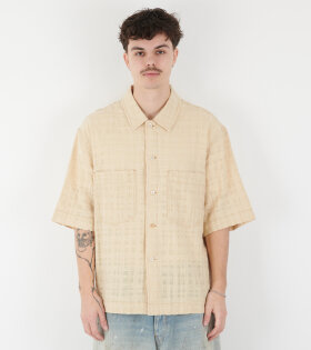 Adam Shirt Beige Contrast