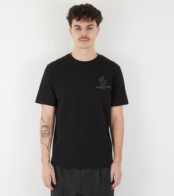 Moncler Grenoble - Embossed Logo T-shirt Black