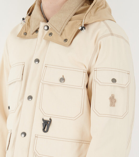 Moncler Grenoble - Kelpius Cotton Down Field Jacket Light Beige