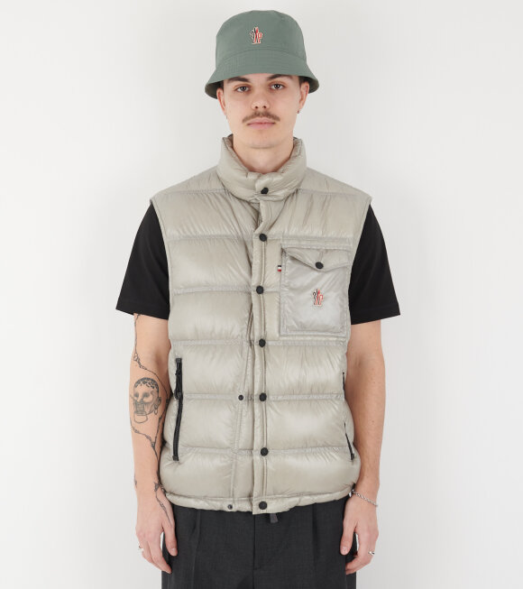 Moncler Grenoble - Nantu Down Vest Light Grey