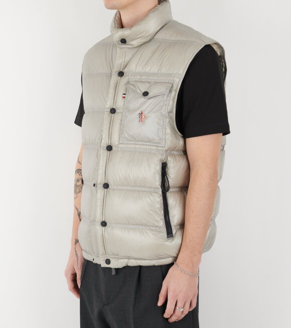 Moncler Grenoble - Nantu Down Vest Light Grey