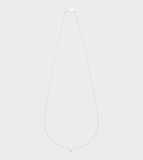 Oda Floating Necklace Silver