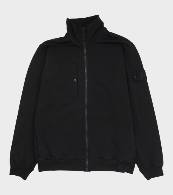 Stone Island - Ghost High Neck Zipper Black