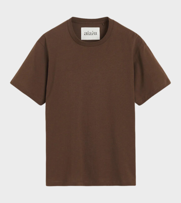 Aiayu - Classic Circular Tee Coffee