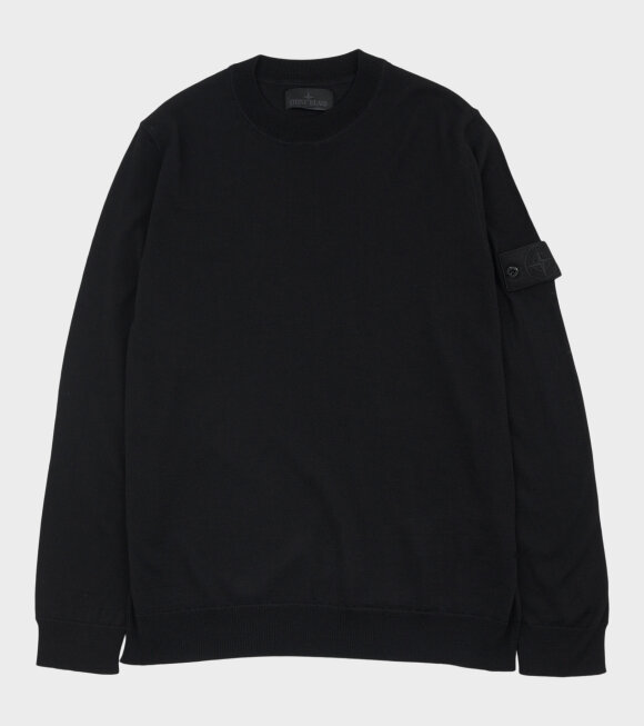 Stone Island - Ghost Lightweight Wool Knit Black