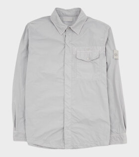 Ghost Nylon Crinkle Overshirt Grey