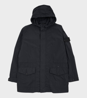 Ghost Nylon Smerigliato Coat Black