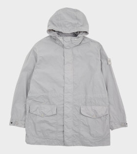 Ghost Nylon Smerigliato Coat Grey