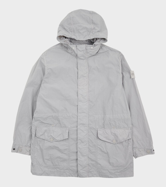 Stone Island - Ghost Nylon Smerigliato Coat Grey