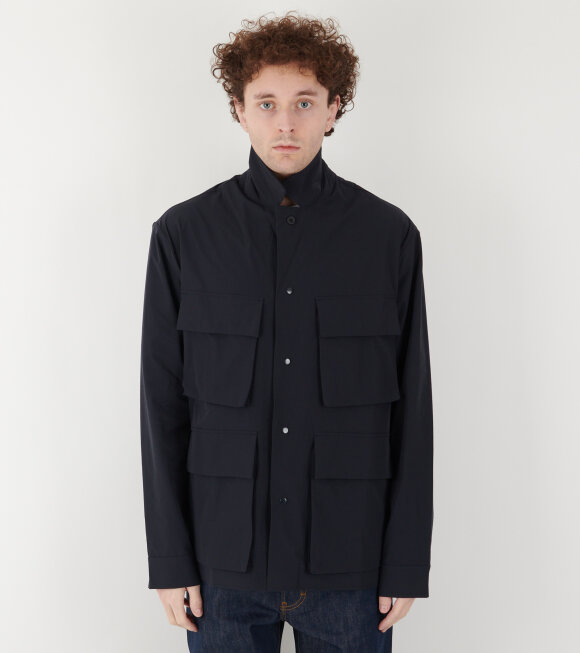 Norse Projects - Mads Travel Light Overshirt Dark Navy