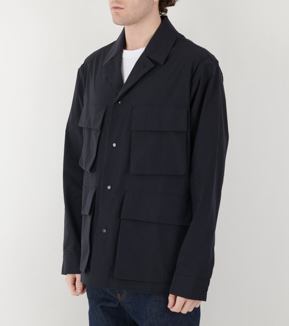 Norse Projects - Mads Travel Light Overshirt Dark Navy