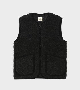 Zip Vest Black