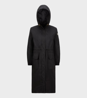 Hiengos Hooded Rain Coat Black