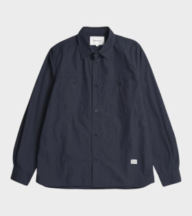 Silas Tech Poplin Shirt 2.0 Dark Navy