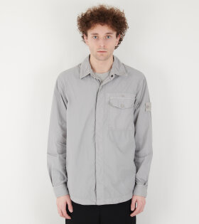 Ghost Nylon Crinkle Overshirt Grey