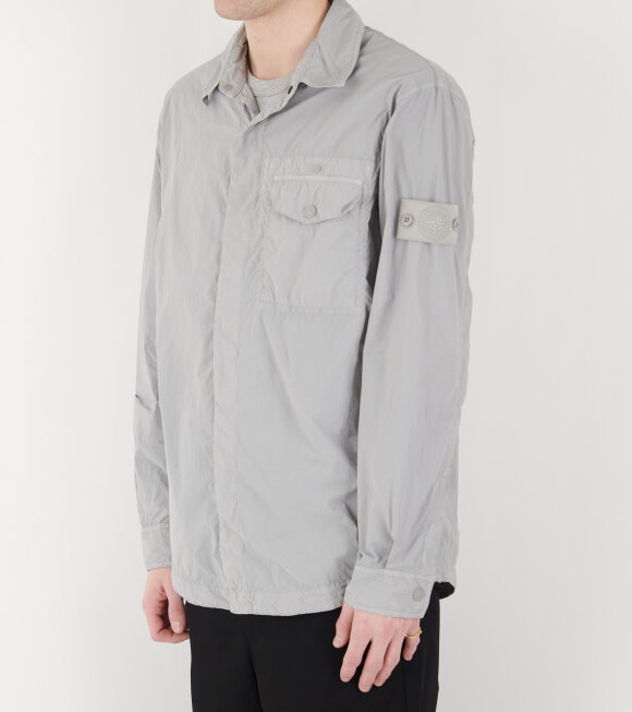 Stone Island - Ghost Nylon Crinkle Overshirt Grey