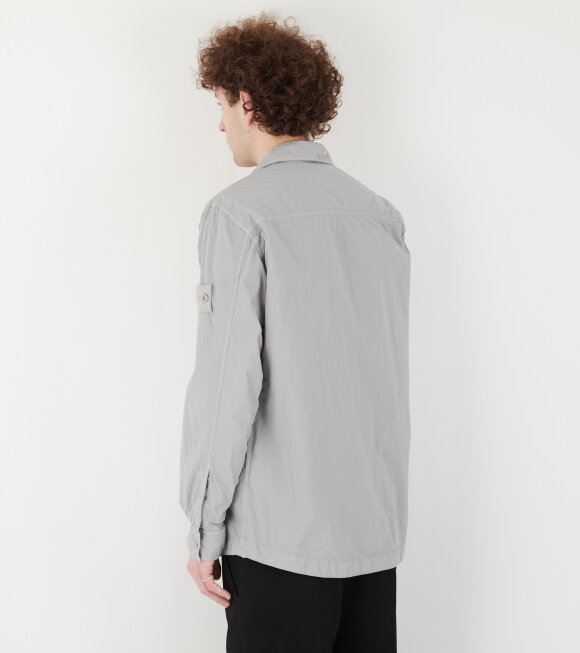 Stone Island - Ghost Nylon Crinkle Overshirt Grey