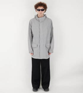 Ghost Nylon Smerigliato Coat Grey