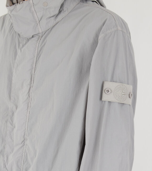 Stone Island - Ghost Nylon Smerigliato Coat Grey