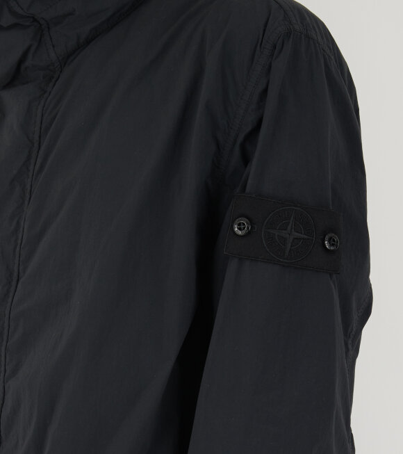 Stone Island - Ghost Nylon Smerigliato Coat Black