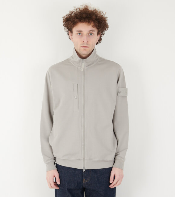 Stone Island - Ghost High Neck Zipper Grey