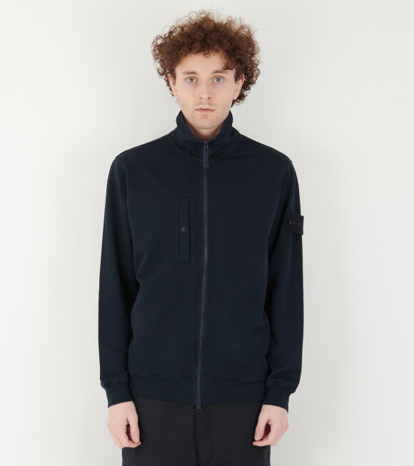 Stone Island - Ghost High Neck Zipper Navy