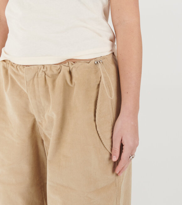 AF Agger - Corduroy Ufo Pants Beige