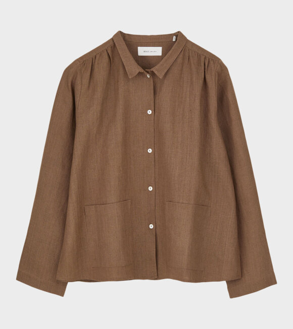 Skall Studio - Nettle Shirt Ceder Brown