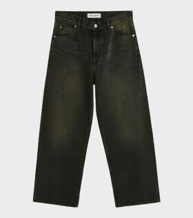 Vast Cut Jeans Black Sand Chain Twill