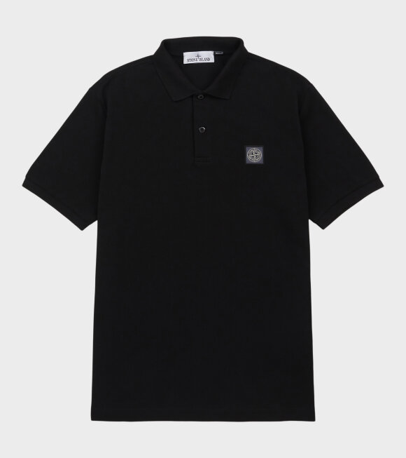 Stone Island - Classic S/S Polo Black 