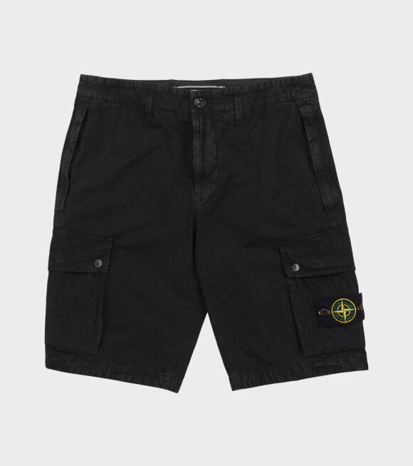 Stone Island - Cargo Patch Shorts Black