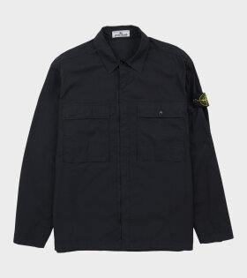 Cotton Overshirt Dark Navy