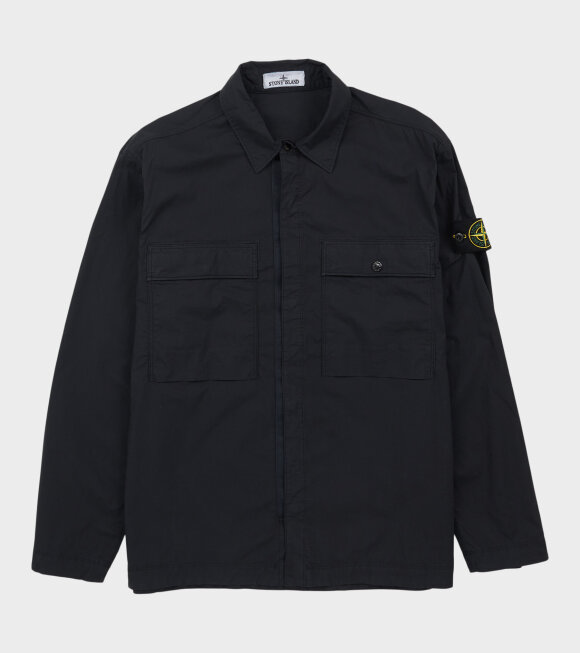 Stone Island - Cotton Overshirt Dark Navy