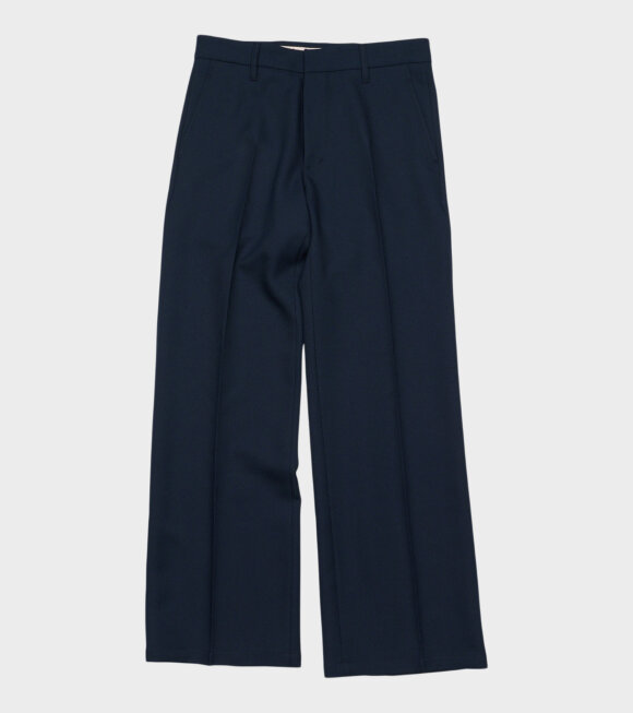 Stockholm (Surfboard) Club - Sune Tailored Bootcut Trousers Navy