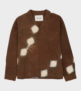 Greetings Shirt L/S Brown Lunar