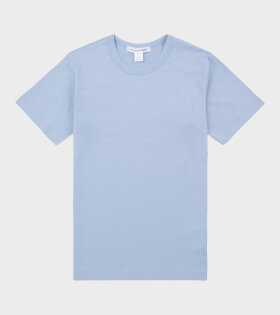 Comme des Garcons Shirt - Neck Logo T-shirt Light Blue