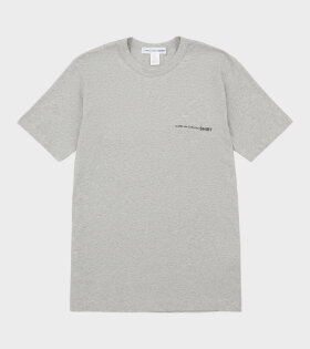 Comme des Garcons Shirt - Chest Logo T-shirt Grey