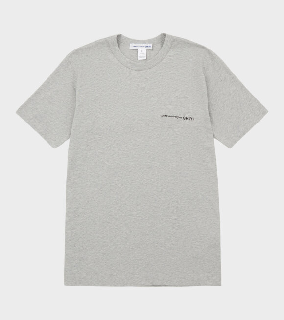 Comme des Garcons Shirt - Chest Logo T-shirt Grey