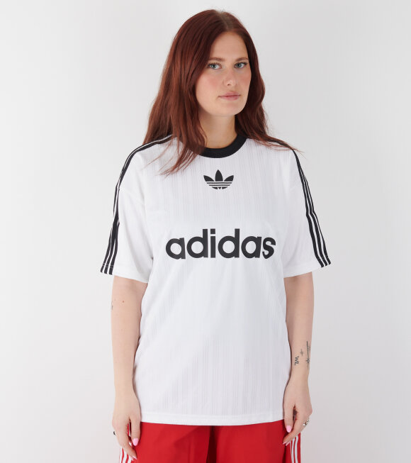 Adidas  - Adicolor Poly Tee White/Black