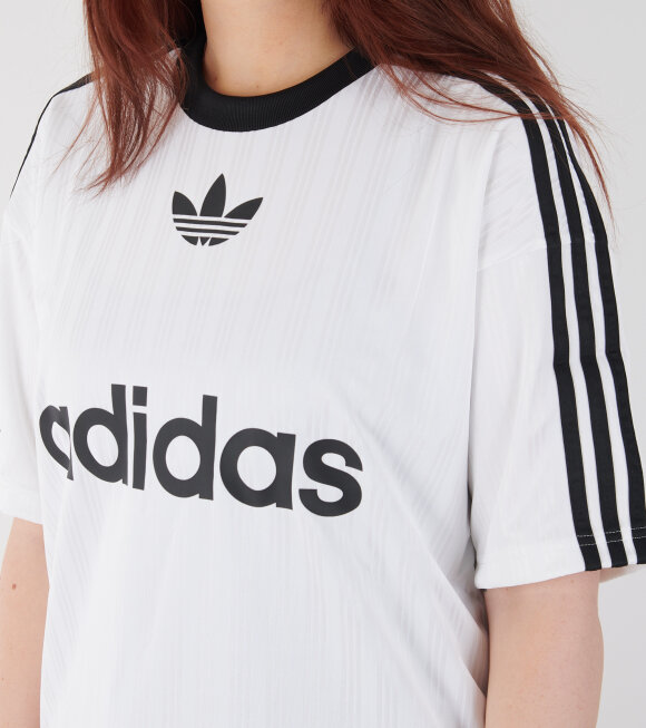 Adidas  - Adicolor Poly Tee White/Black