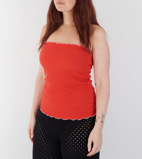 OperaSPORT - Rosette Seamless Tube Top Red